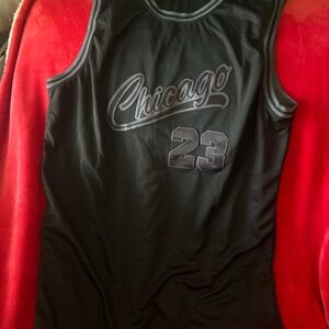 Black Chicago 23 Basketball Jersey